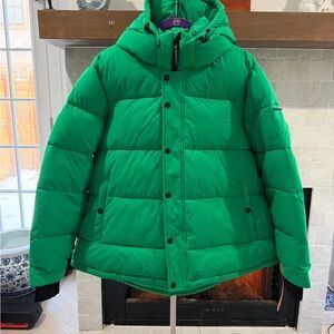 BCBG (generation) Kelly Green Puffer Jacket